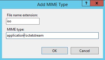 Add MIME type dialog box