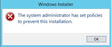 Window Error Dialog box
